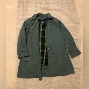 London Fog Limited edition, plaided trench coat